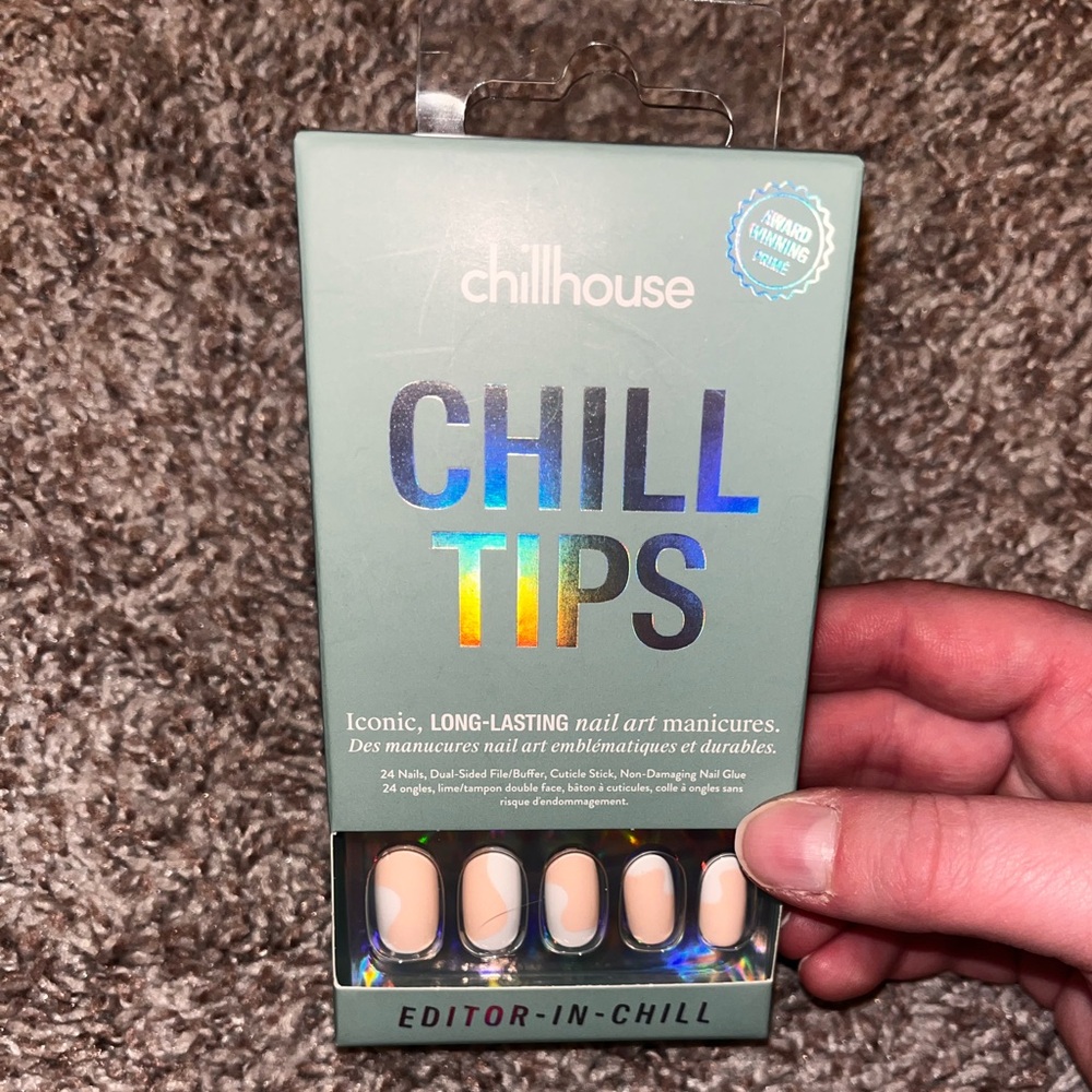 NEW, UNOPENED Chillhouse press-on nails editor in chill chill tips